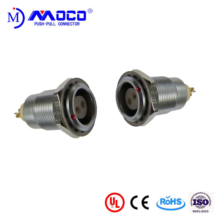 0B 2 Pin Panel Mount Circular Connector für KameraBatterie