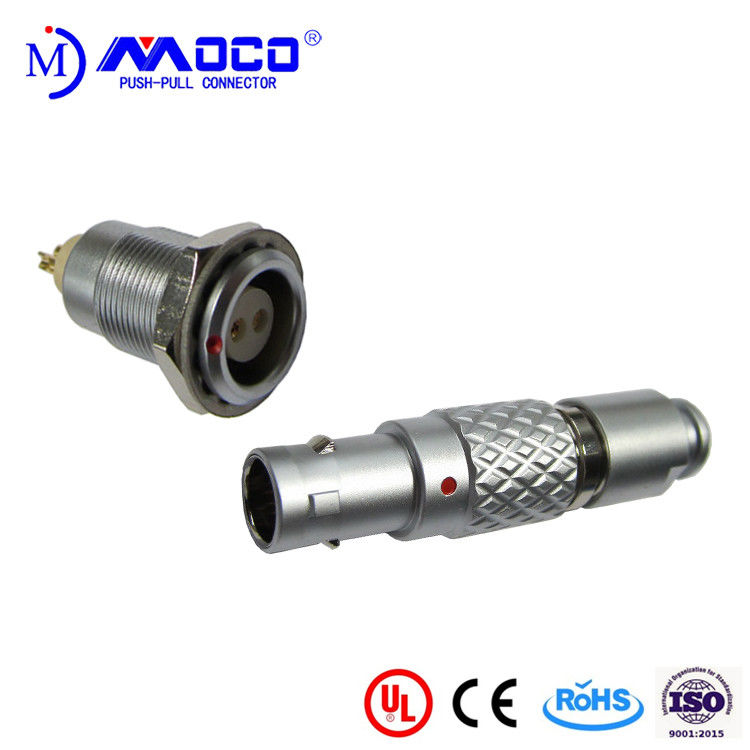 0B 2 pin male and female circular push pull connector for Infrared Camera